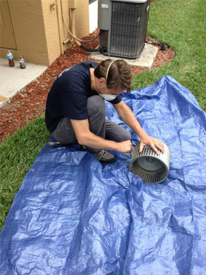 Air duct cleaning